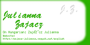 julianna zajacz business card